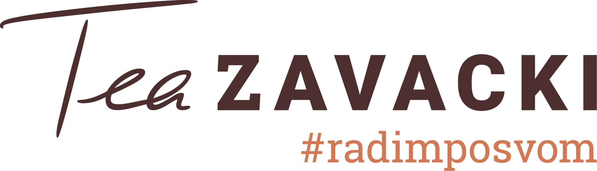 Tea Zavacki | #radimposvom logotip